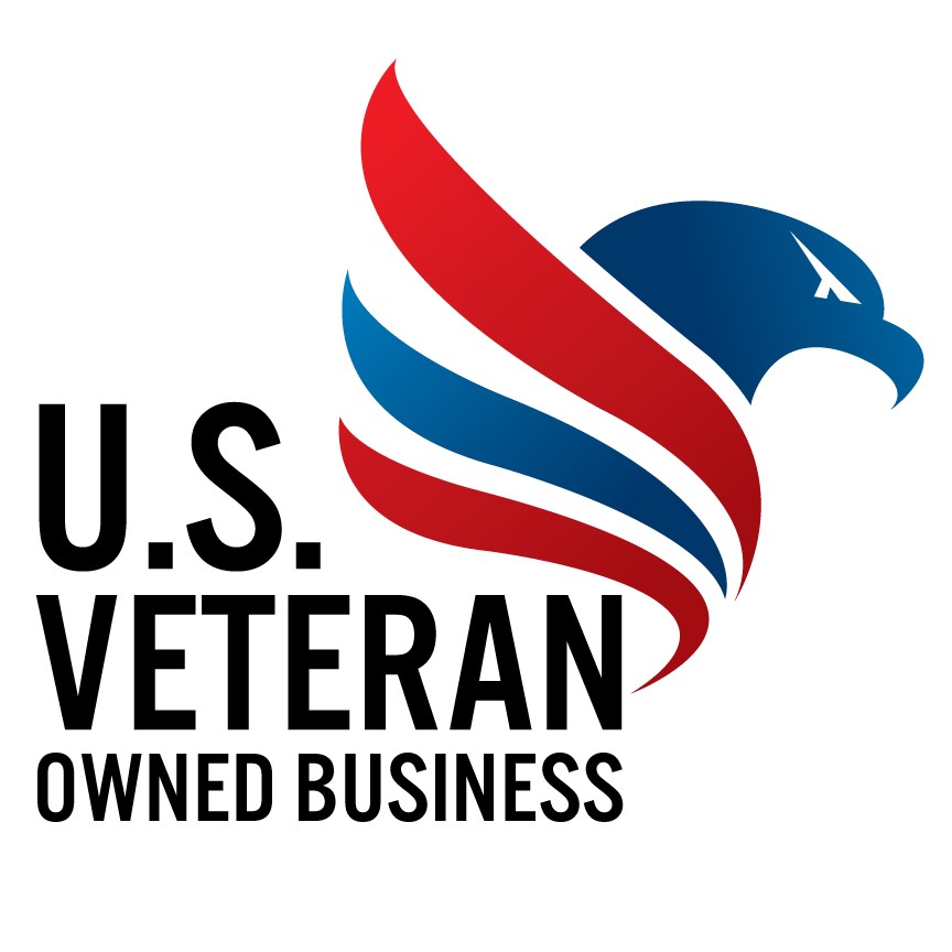 Veteran-Owned business badge.
